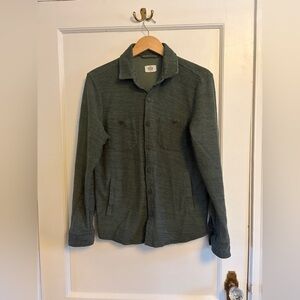Marine Layer | Men’s Forest Green Overshirt/Jacket, Size Small